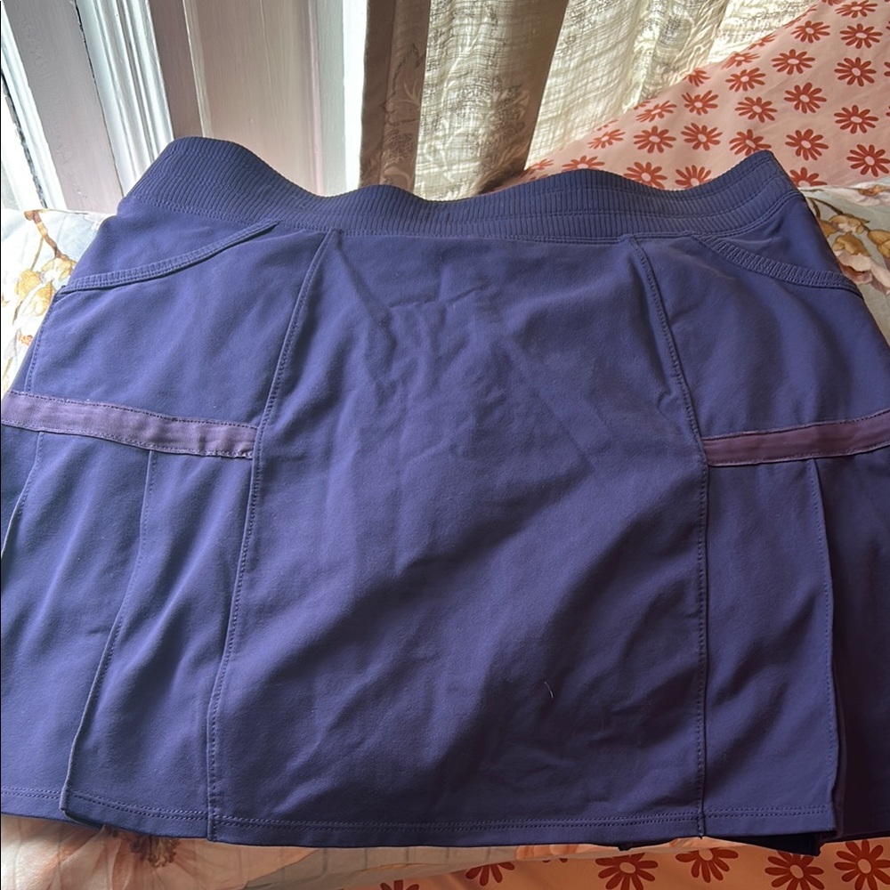 Athleta Blue Mini Pencil Skirt for Athletic Occasions